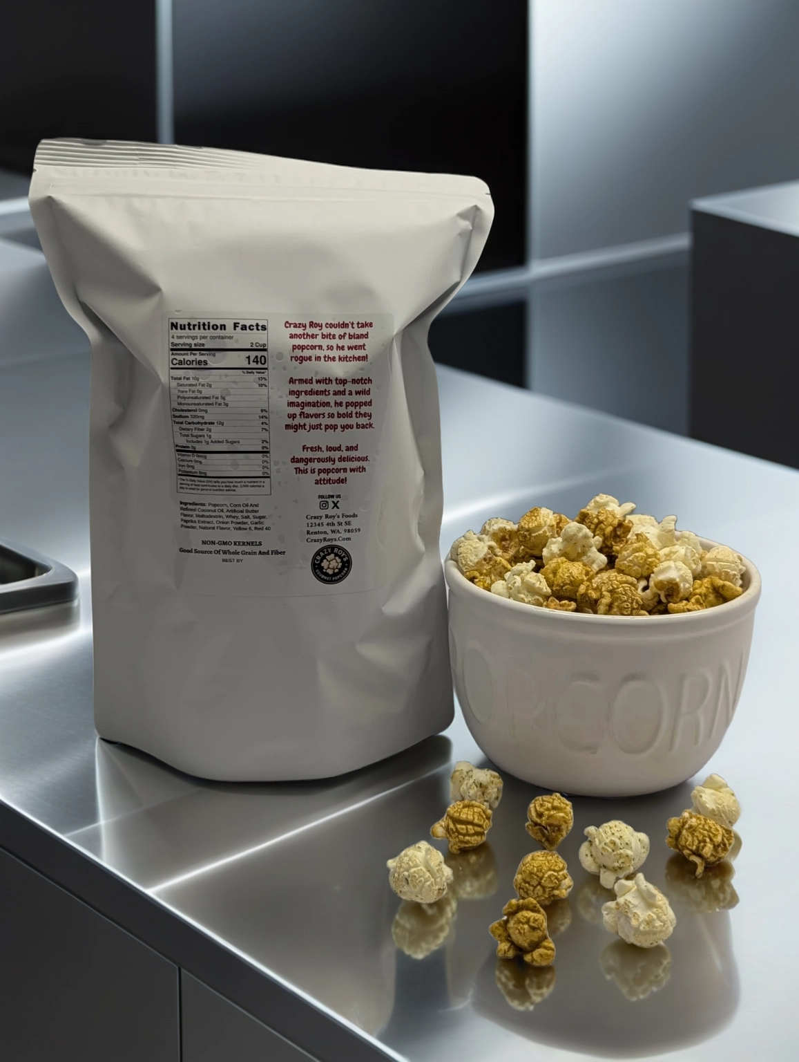 Smoky bacon meets a spicy kiss.