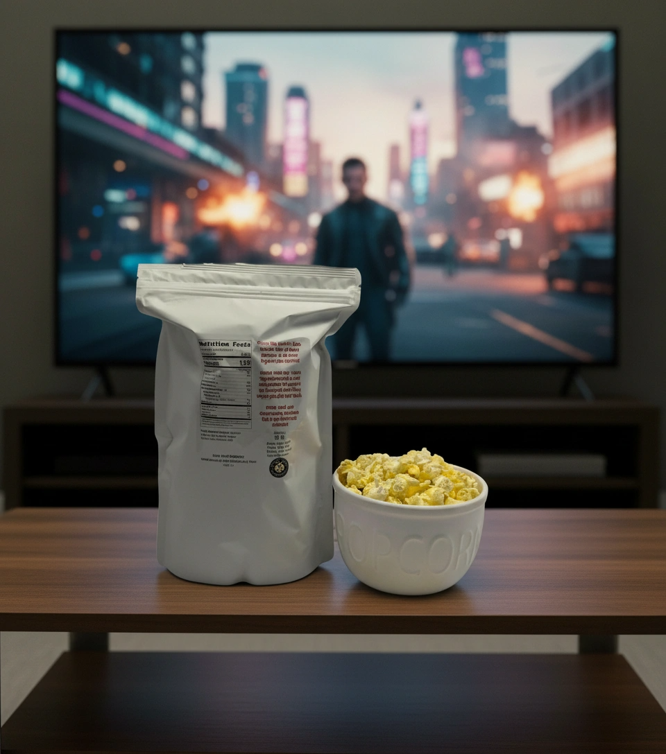 The blockbuster of buttery popcorns.