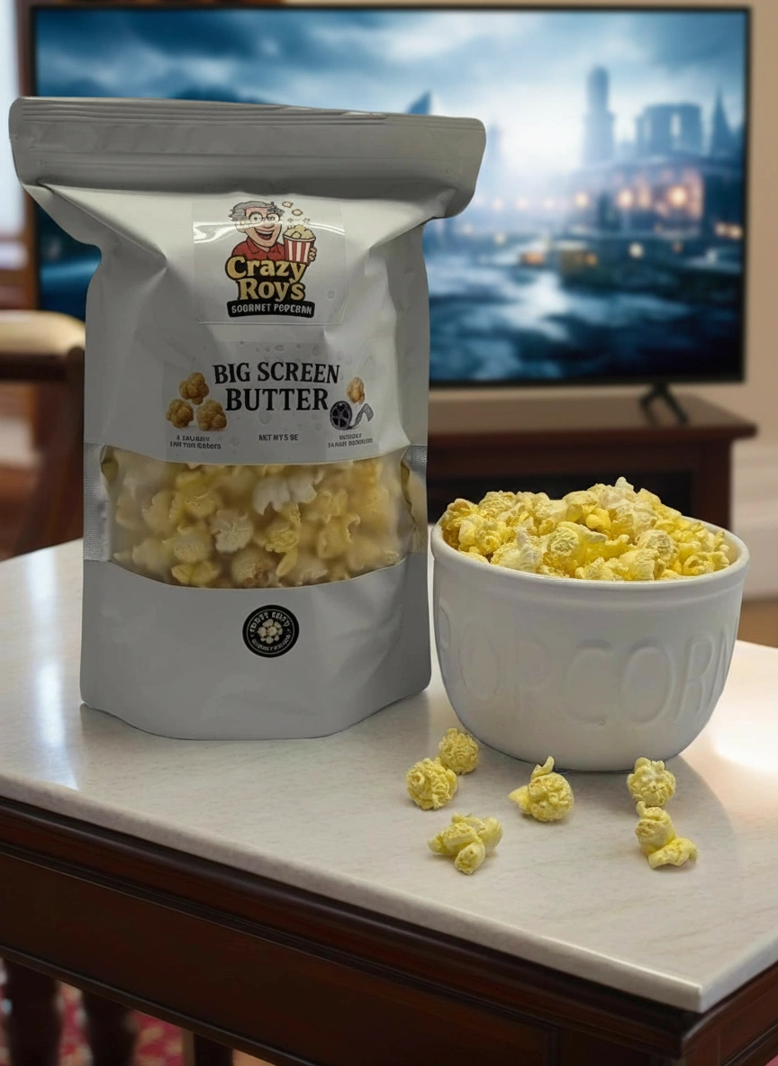 The blockbuster of buttery popcorns.