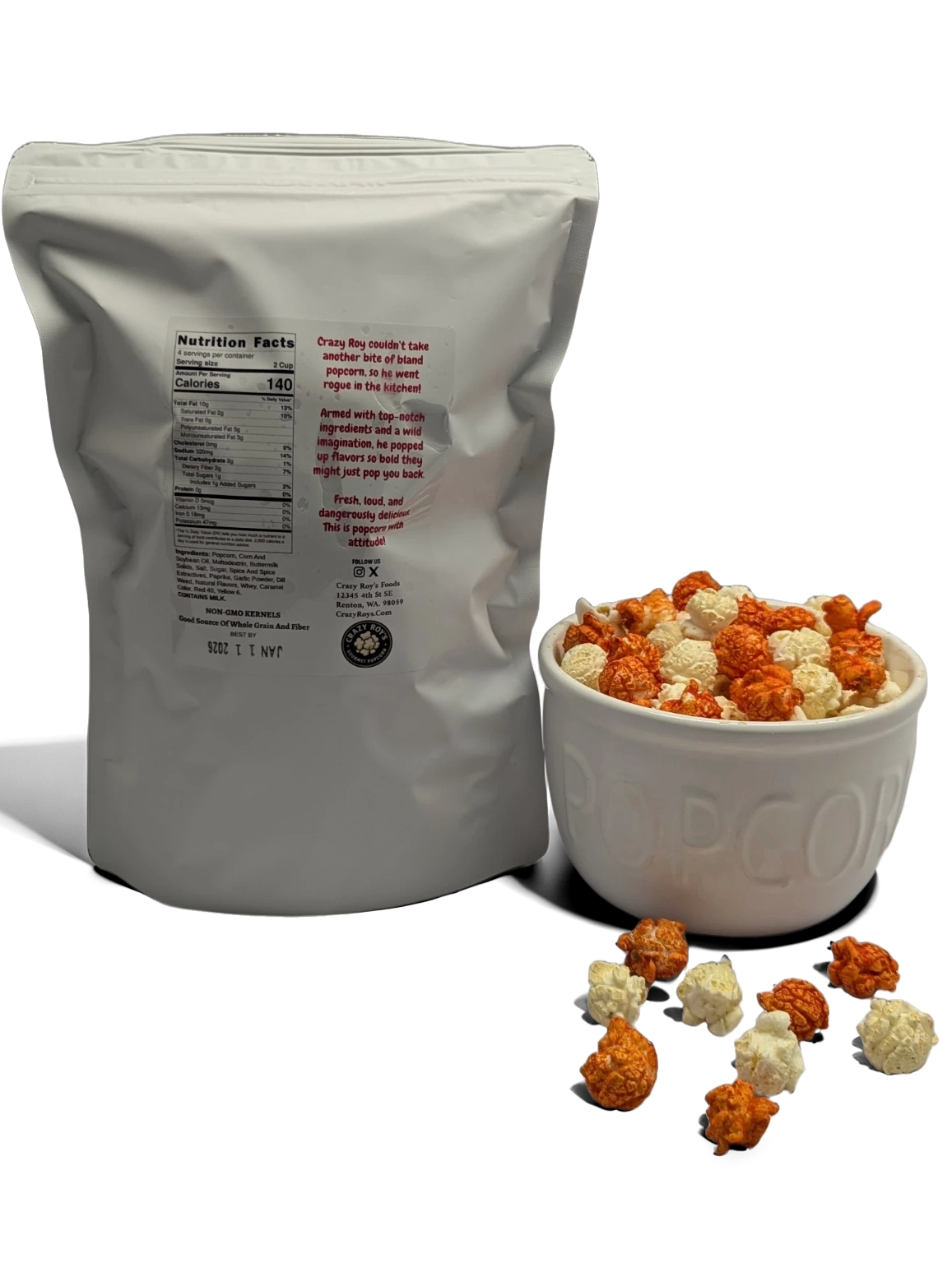 Zesty pickle flavor with a spicy twist.